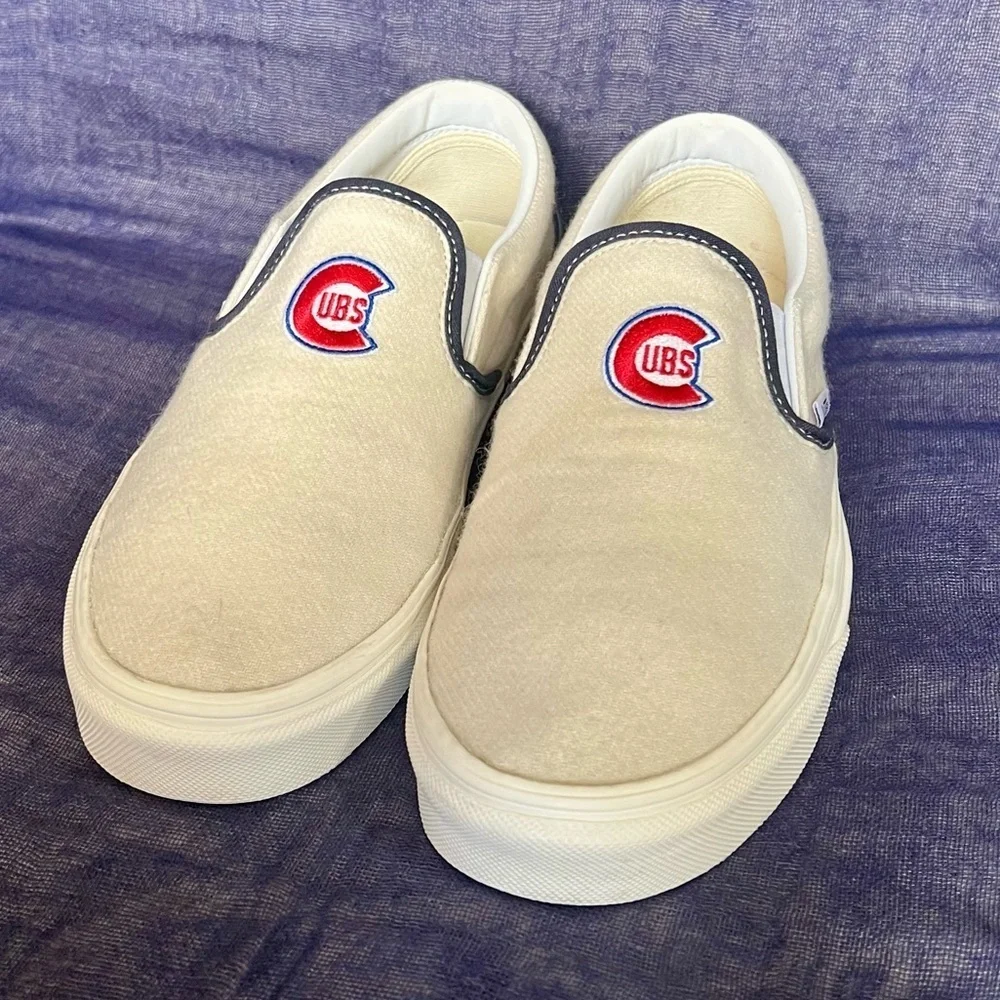 Vans Cubs Classic Slip On Wool Shoes